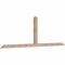 Ekena Millwork Portland Smooth Timber Gable Bracket, Douglas Fir, 108"W x 36"H x 3 1/2"D x 3 1/2"F, 8/12 Pitch GBW108X36X0404POR00SDF - alternate 3